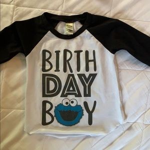 Cookie Monster Birthday Boy Brother Family Set